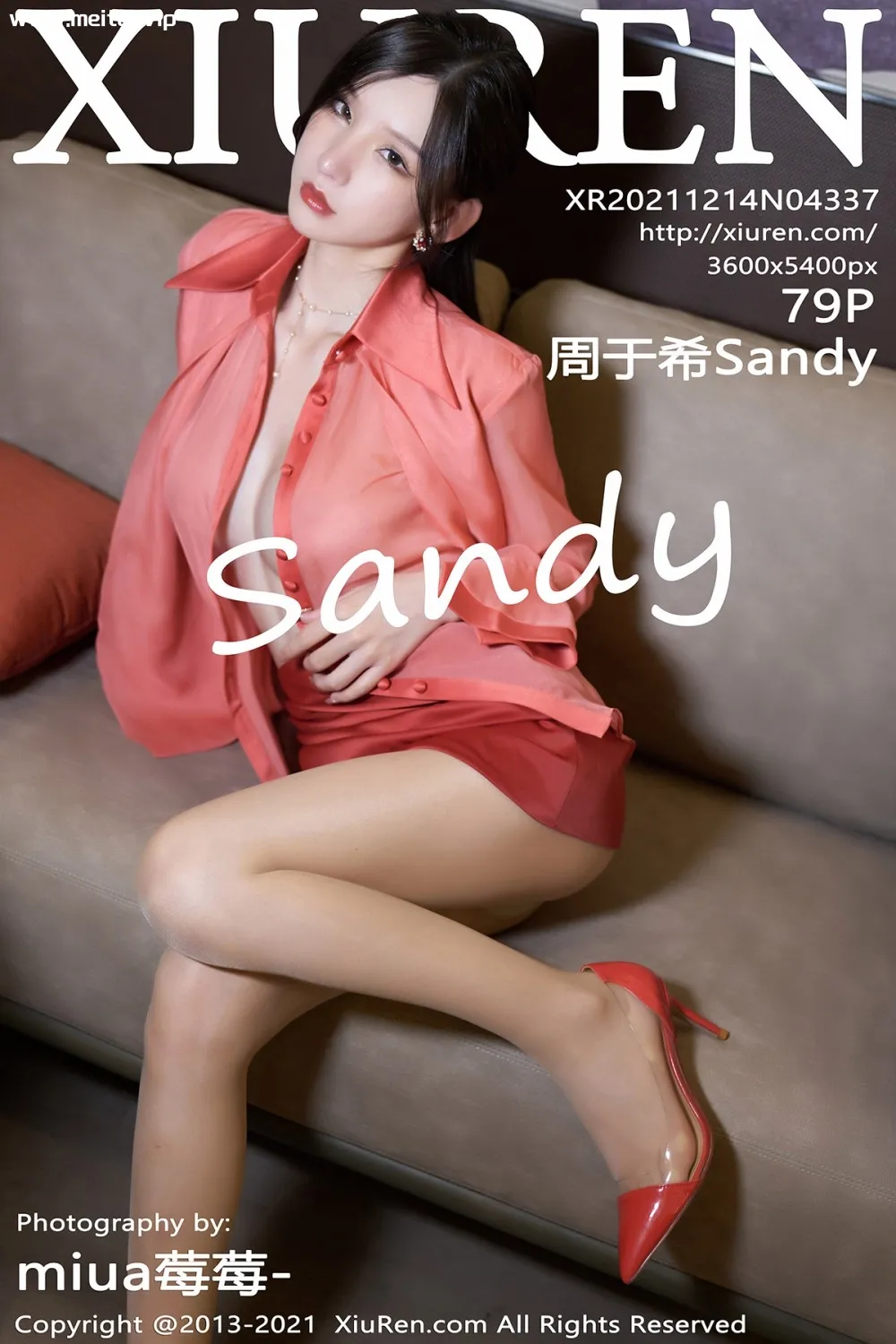 [XiuRen秀人网] 2021.12.14 No.4337 周于希Sandy 精致红色内衣 性感写真 [79+1P]-美腿之家