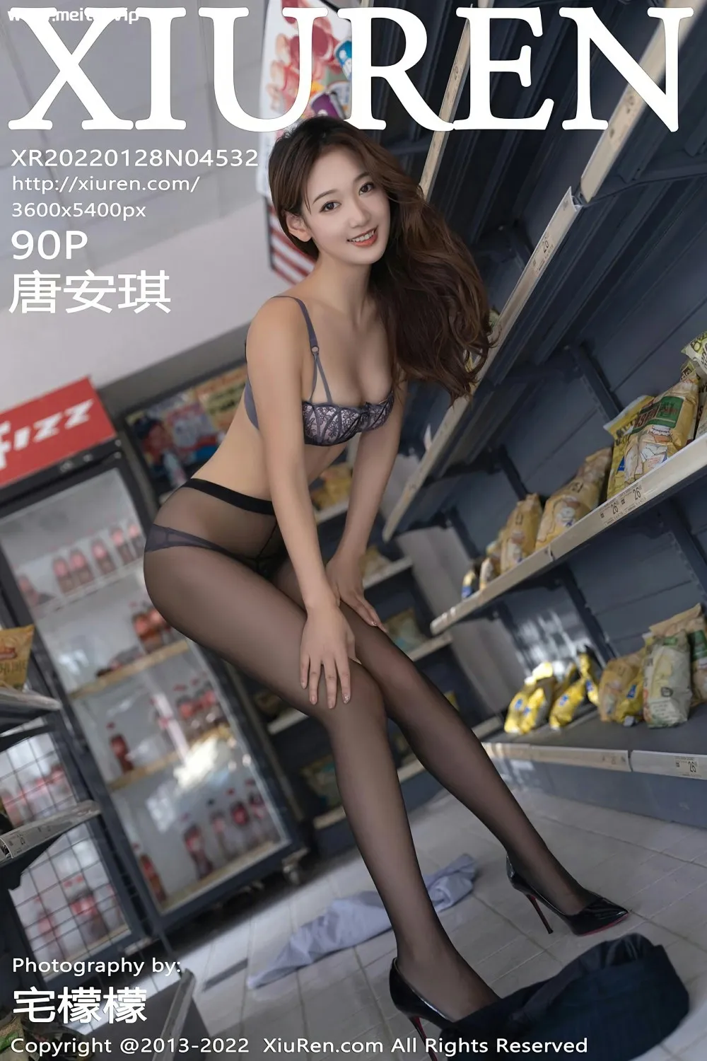 [XiuRen秀人网] 2022.01.28 No.4532 唐安琪 角色扮演超市收银员 性感写真[90+1P]-美腿之家