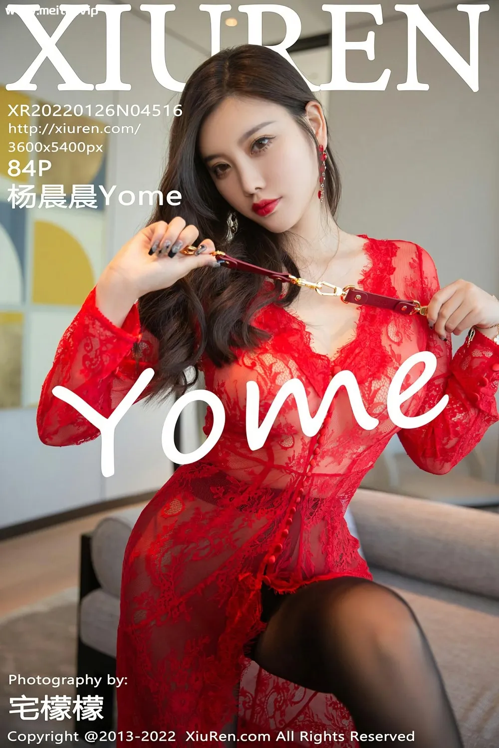 [XiuRen秀人网] 2022.01.26 No.4516 杨晨晨Yome 新婚之夜主题 性感私房写真[84+1P]-美腿之家
