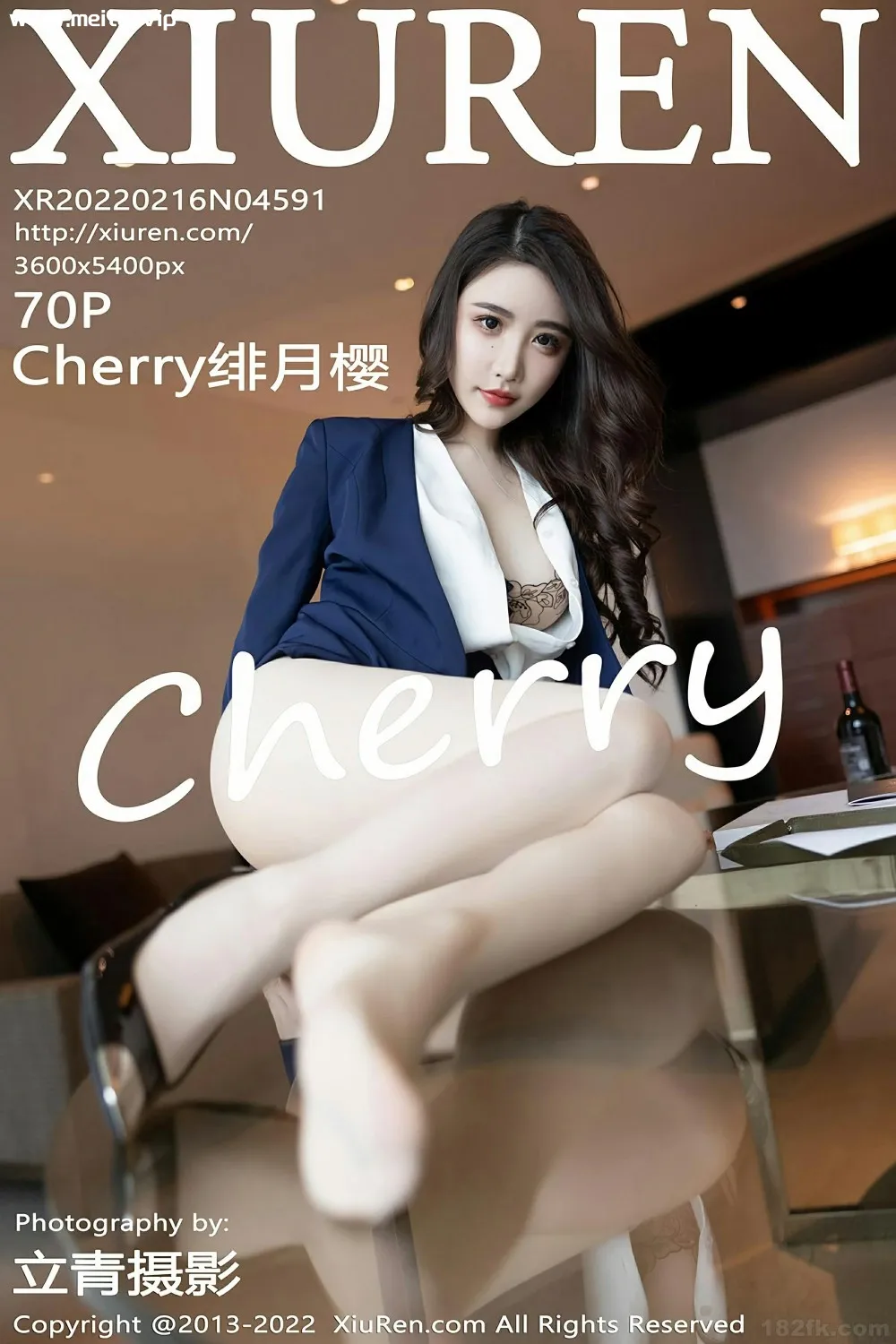 [XiuRen秀人网] 2022.02.16 No.4591 Cherry绯月樱 原色丝袜 蕾丝内衣 性感写真 [70+1P]-美腿之家