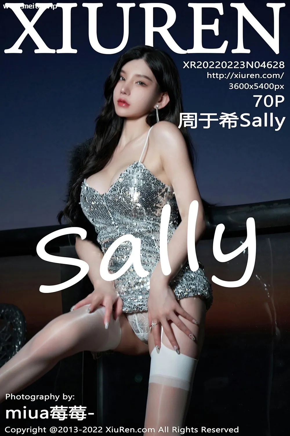 [XiuRen秀人网] 2022.02.23 No.4628 周于希Sally 三亚旅拍写真 魅惑白丝[70+1P]-美腿之家