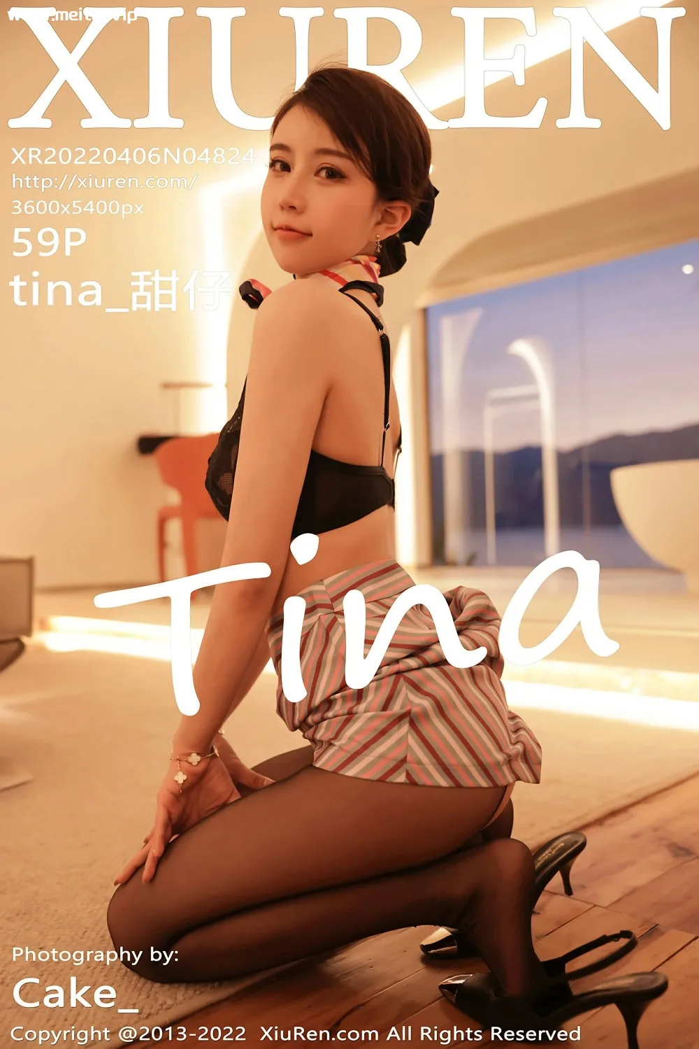 [XiuRen秀人网] 2022.04.06 No.4824 tina_甜仔 性感空姐制服系列 [59+1P]-美腿之家