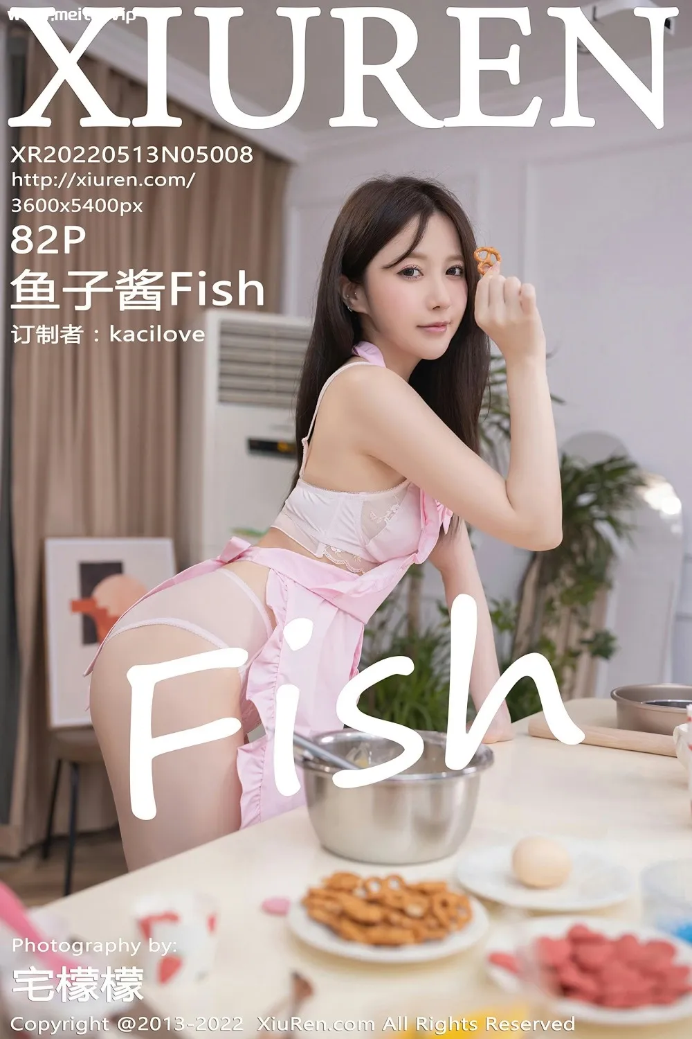 [XiuRen秀人网] 2022.05.13 No.5008 鱼子酱Fish 性感厨娘角色扮演 [82+1P]-美腿之家