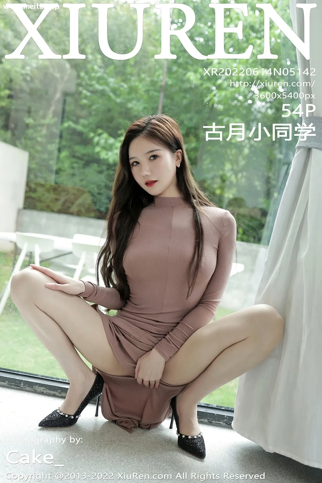 [XiuRen秀人网] 2022.06.14 No.5142 古月小同学 性感写真 [54+1P]-美腿之家
