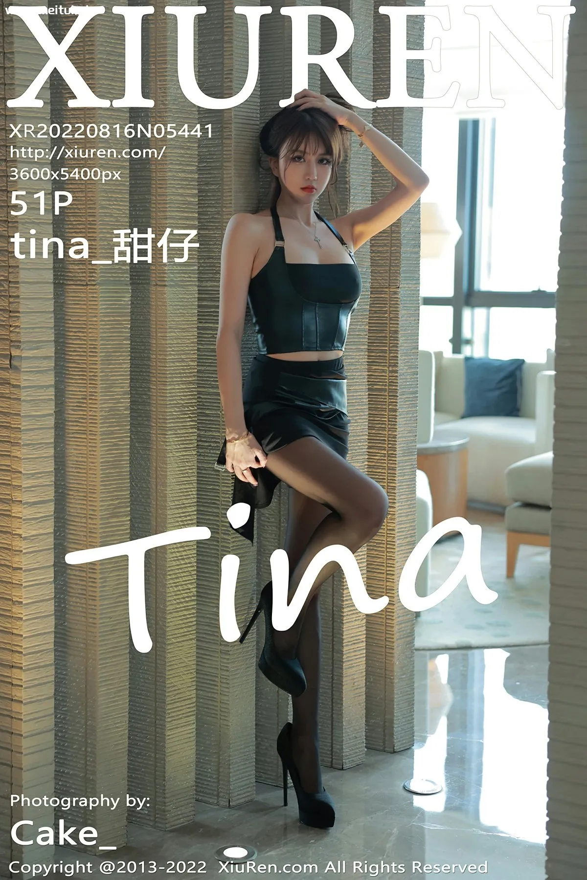 [XiuRen秀人网] 2022.08.16 No.5441 tina_甜仔 性感魅惑黑丝 香格里拉旅拍写真 [51+1P]-美腿之家