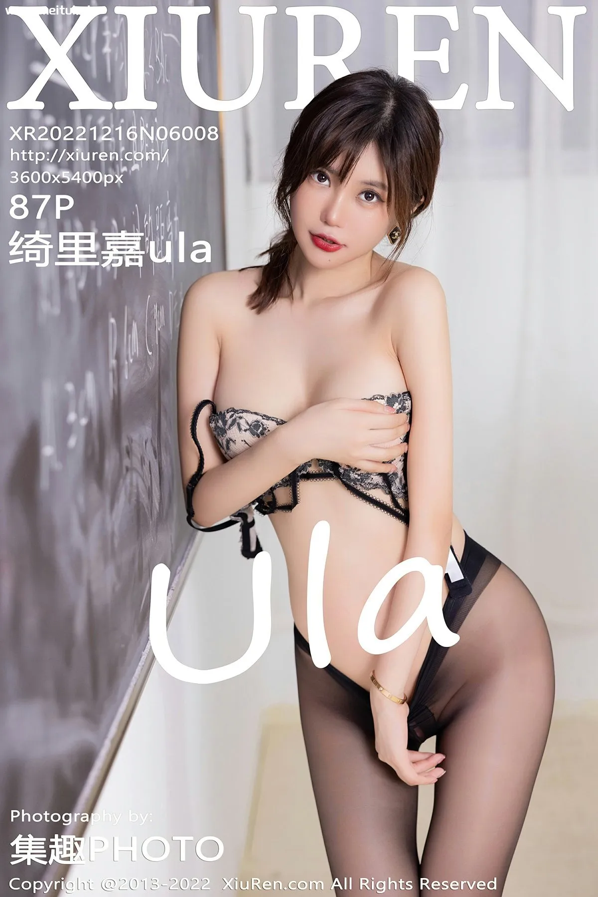 [XiuRen秀人网] 2022.12.16 No.6008 绮里嘉ula 麻辣女教师主题拍摄 性感写真 [87+1P]-美腿之家