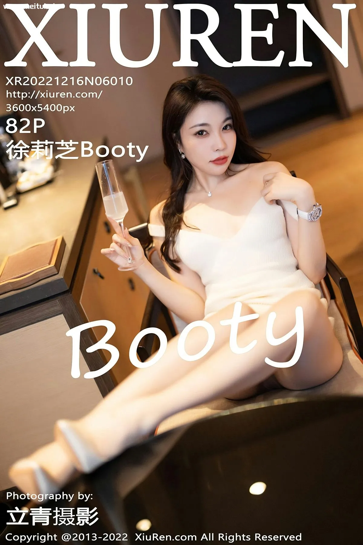 [XiuRen秀人网] 2022.12.16 No.6010 徐莉芝Booty 感白色连衣长裙 性感写真 [82+1P]-美腿之家