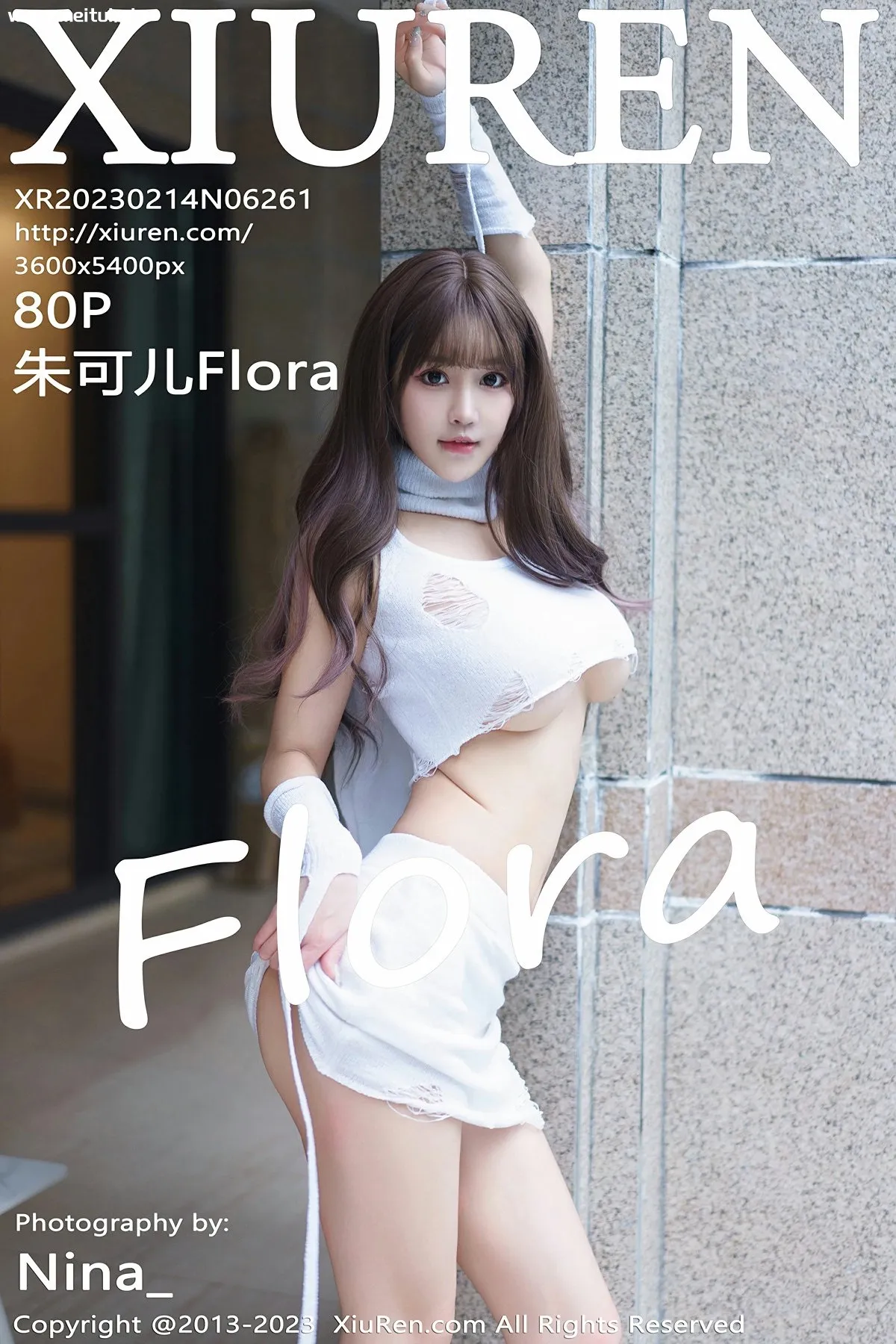 [XiuRen秀人网] 2023.02.14 No.6261 朱可儿Flora 性感晶莹雪峰美臀 三亚旅拍写真 [80P]-美腿之家