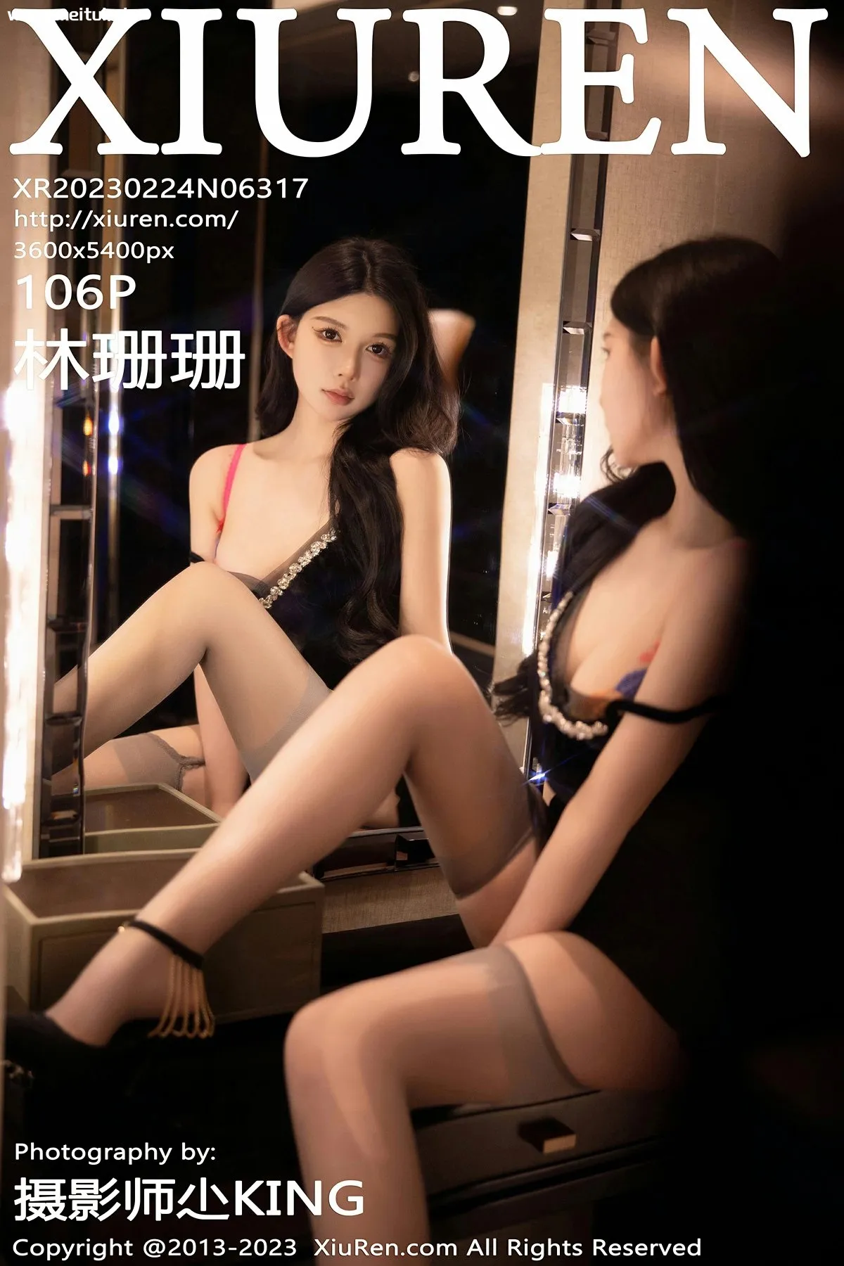 [XiuRen秀人网] 2023.02.24 No.6317 林珊珊 轻透花色蕾丝情趣内衣 性感写真 [105+1P]-美腿之家