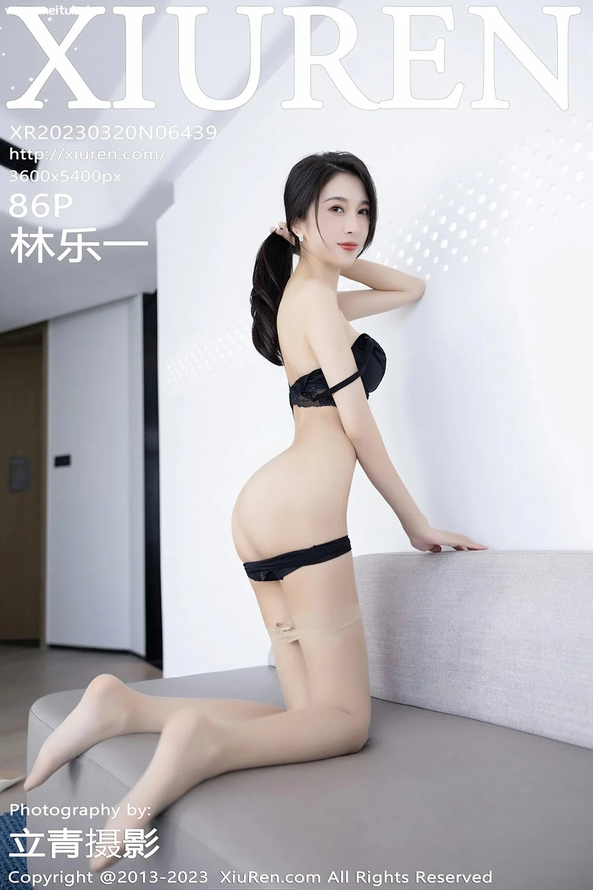 [XiuRen秀人网] 2023.03.20 No.6439 林乐一 黑色蕾丝内衣 性感写真 [86+1P]-美腿之家