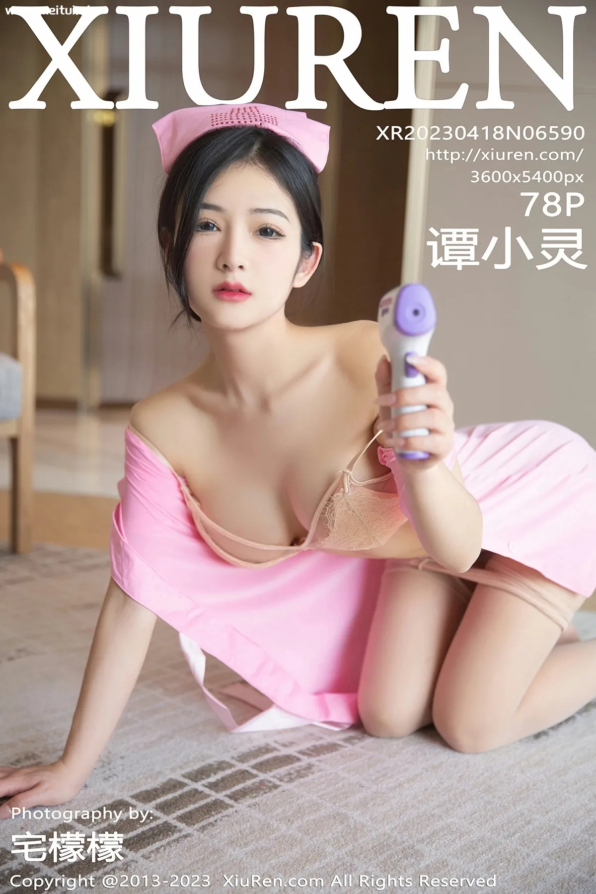 [XiuRen秀人网] 2023.04.18 No.6590 谭小灵 粉色情趣护士服 性感写真 [78+1P]-美腿之家