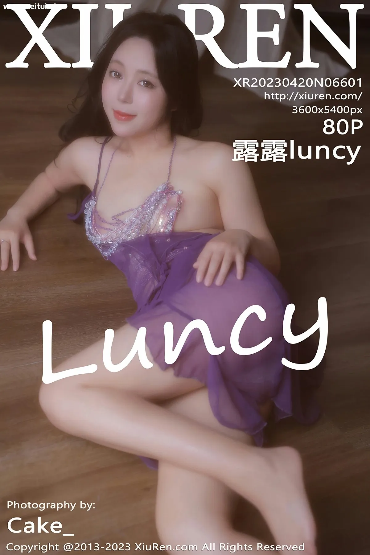 [XiuRen秀人网] 2023.04.20 No.6601 露露luncy 性感紫色情趣服饰 万宁旅拍写真 [80P]-美腿之家