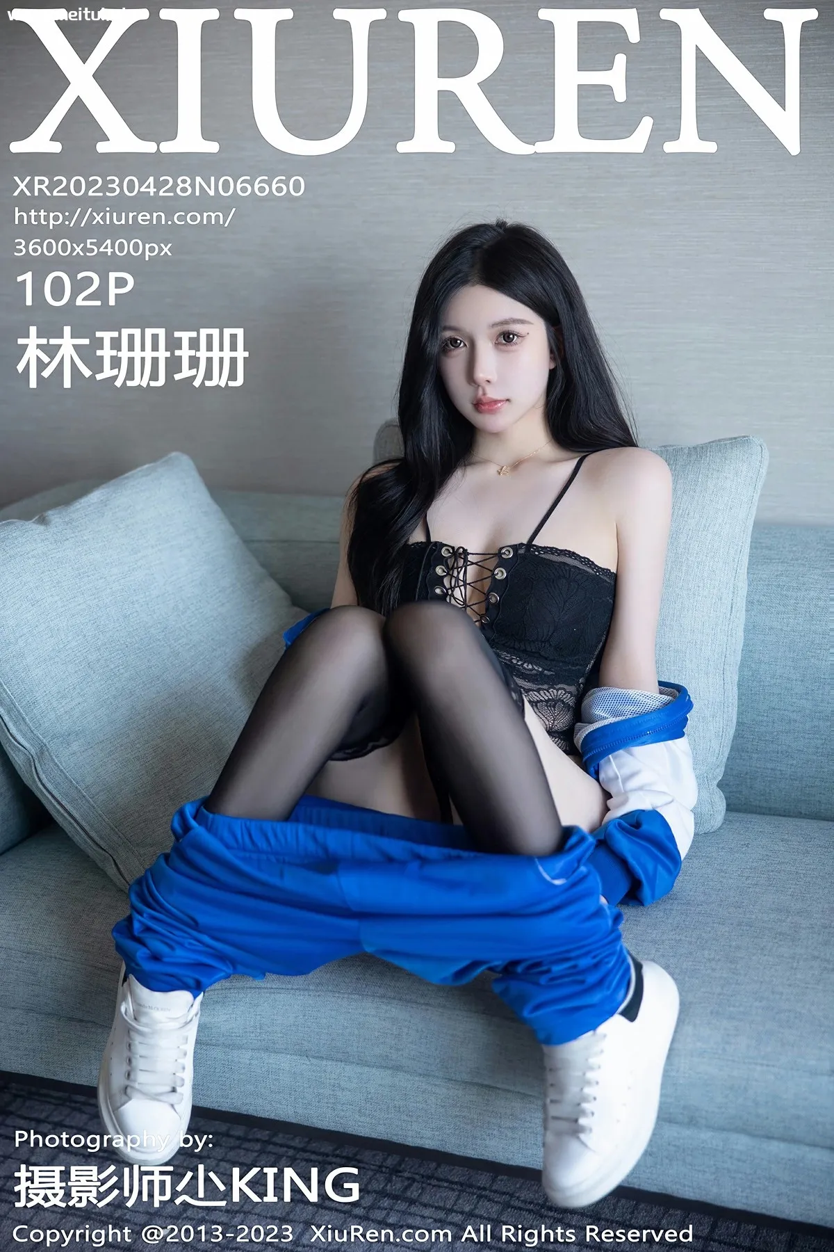 [XiuRen秀人网] 2023.04.28 No.6660 林珊珊 性感黑色情趣内衣 芭提雅旅拍写真 [101+1P]-美腿之家