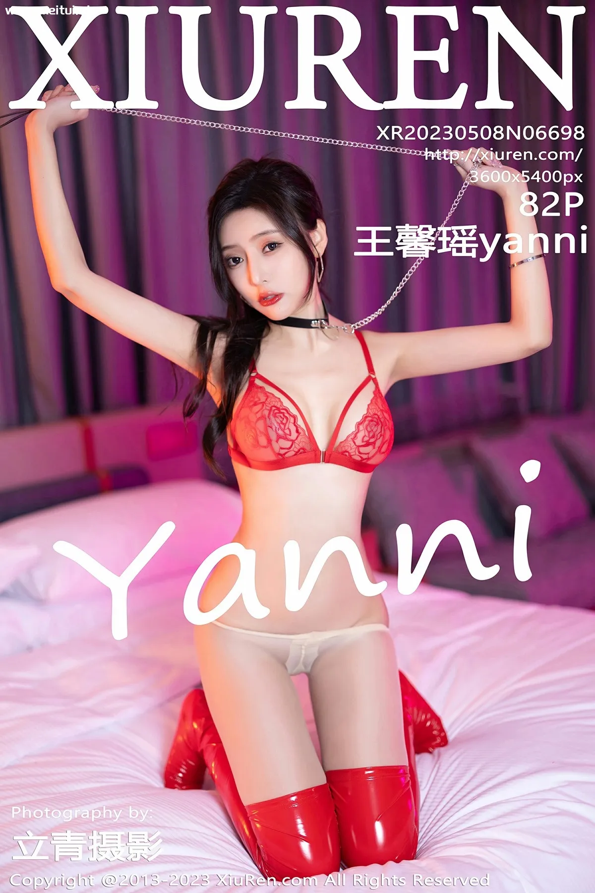 [XiuRen秀人网] 2023.05.08 No.6698 王馨瑶yanni 红色蕾丝内衣 性感写真[82+1P]-美腿之家