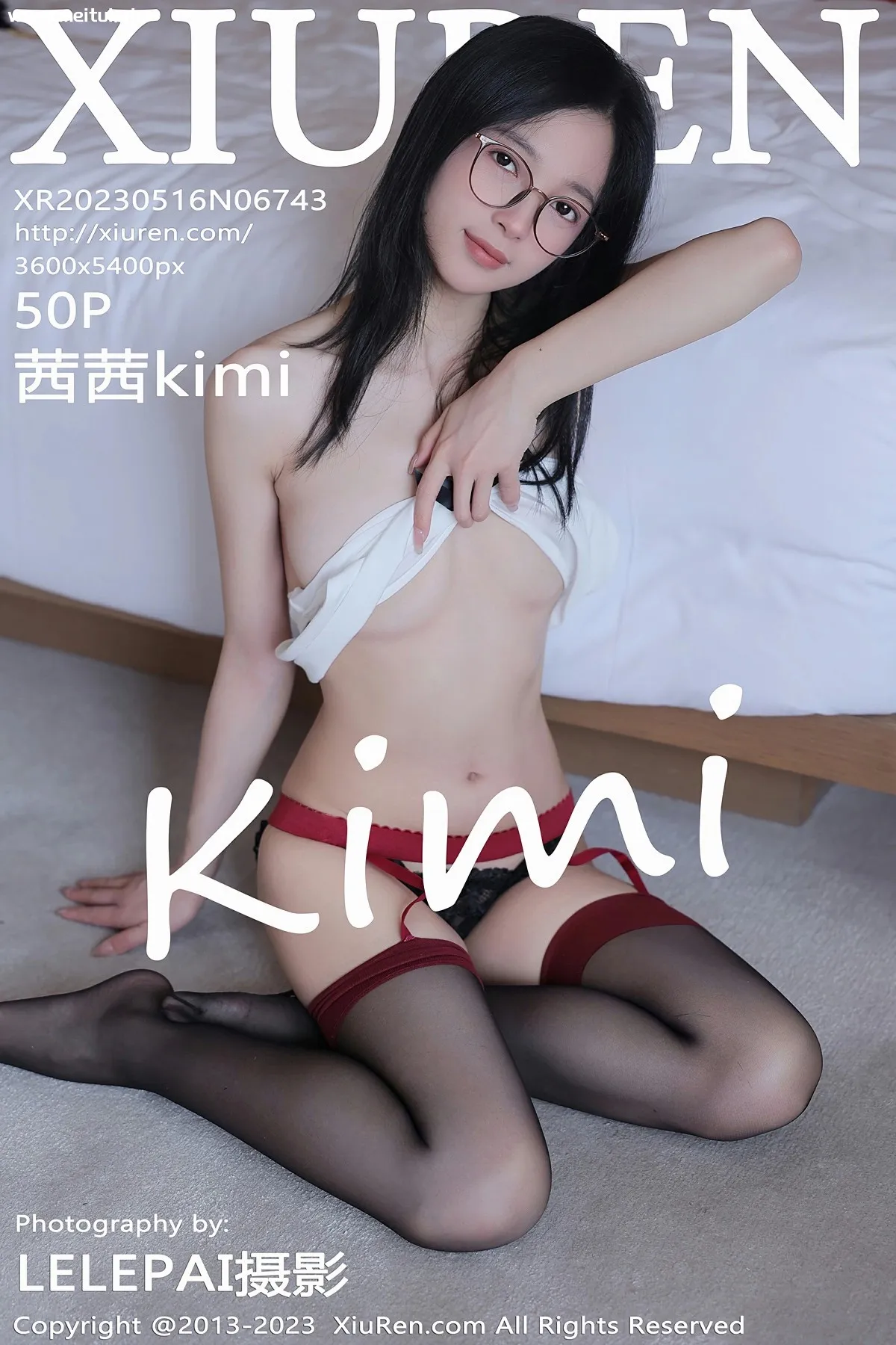 [XiuRen秀人网] 2023.05.16 No.6743 茜茜kimi 黑色短裙 魅惑黑丝 性感写真 [50+1P]-美腿之家