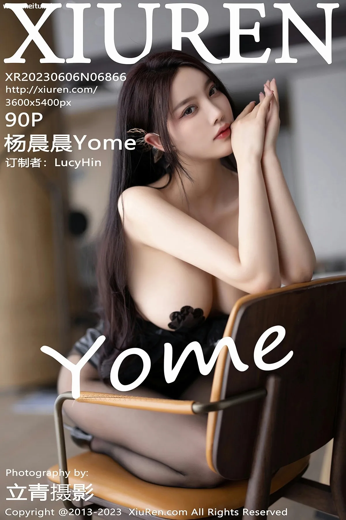 [XiuRen秀人网] 2023.06.06 No.6866 杨晨晨Yome 黑色蕾丝连体衣海南旅拍写真 [90+1P]-美腿之家