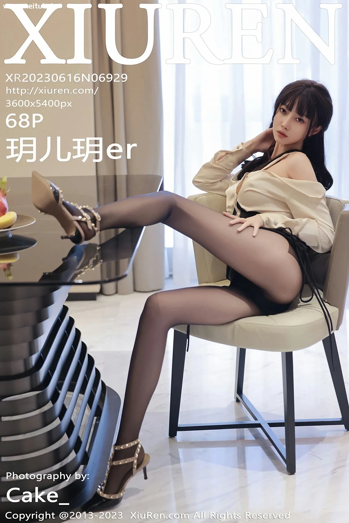 [XiuRen秀人网] 2023.06.16 No.6929 玥儿玥er 性感魅惑黑丝 广州旅拍写真 [68+1P]-美腿之家