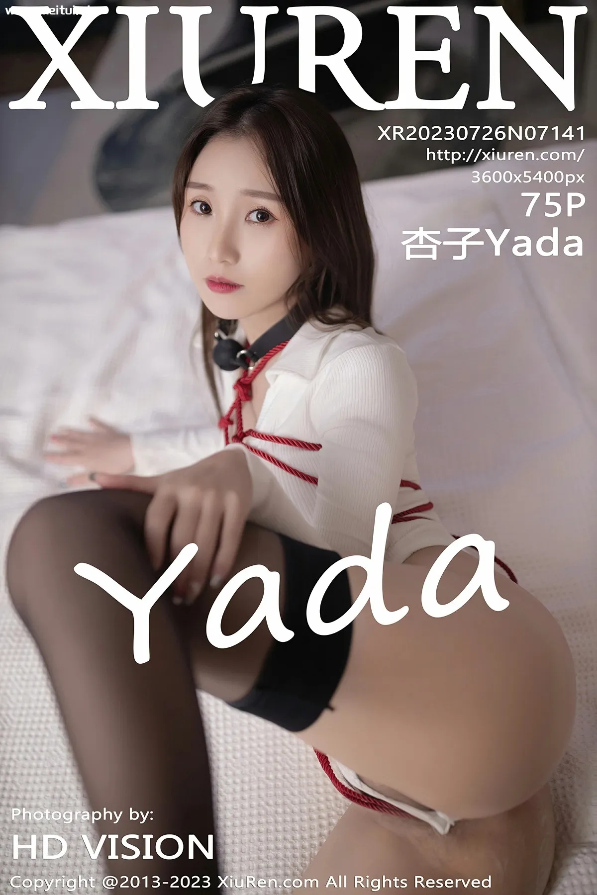 [XiuRen秀人网] 2023.07.26 No.7141 杏子Yada 魅惑黑丝 性感写真 [75+1P]-美腿之家