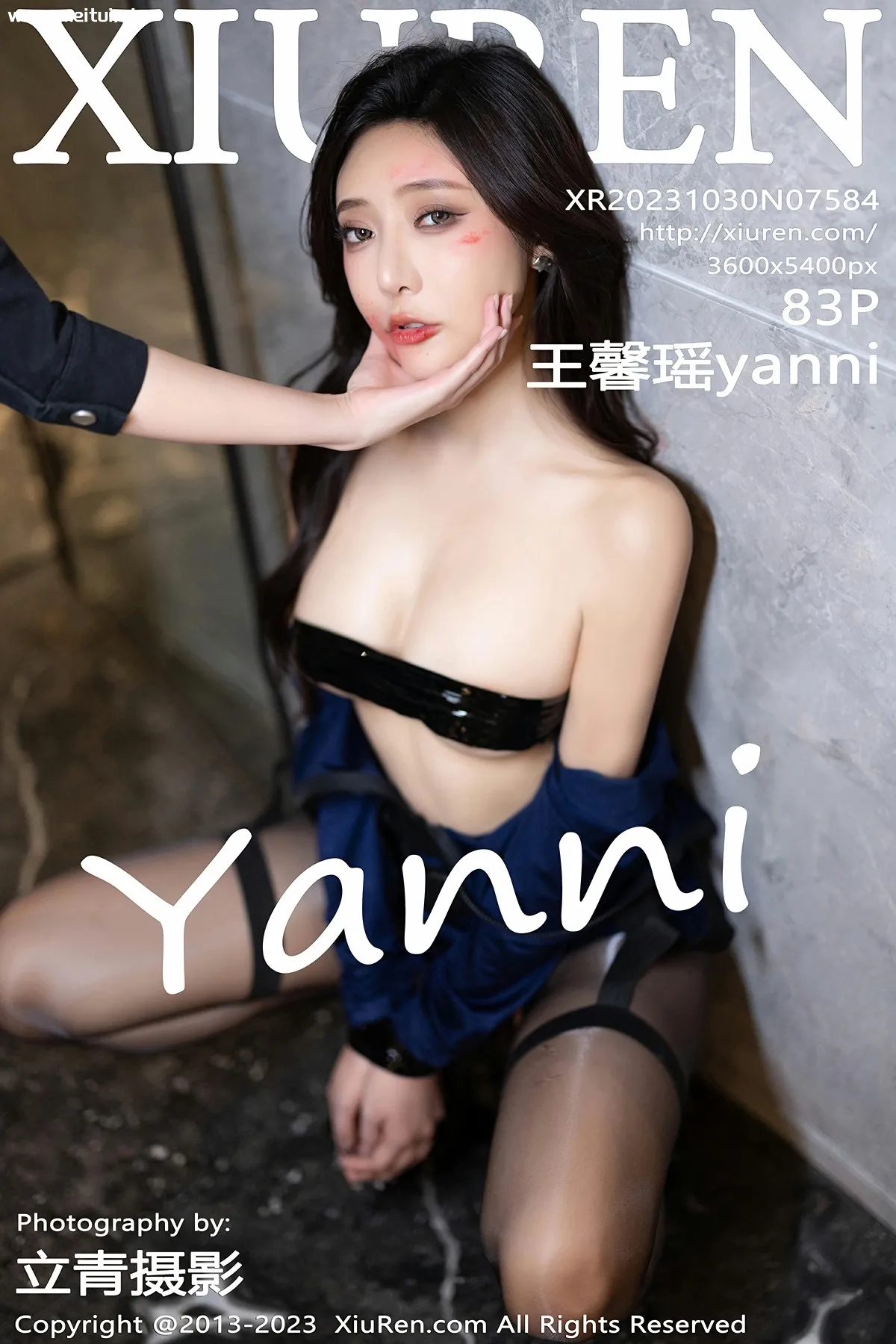 [XiuRen秀人网] 2023.10.30 No.7584 王馨瑶yanni 蓝色情趣制服 性感写真 [83+1P]-美腿之家