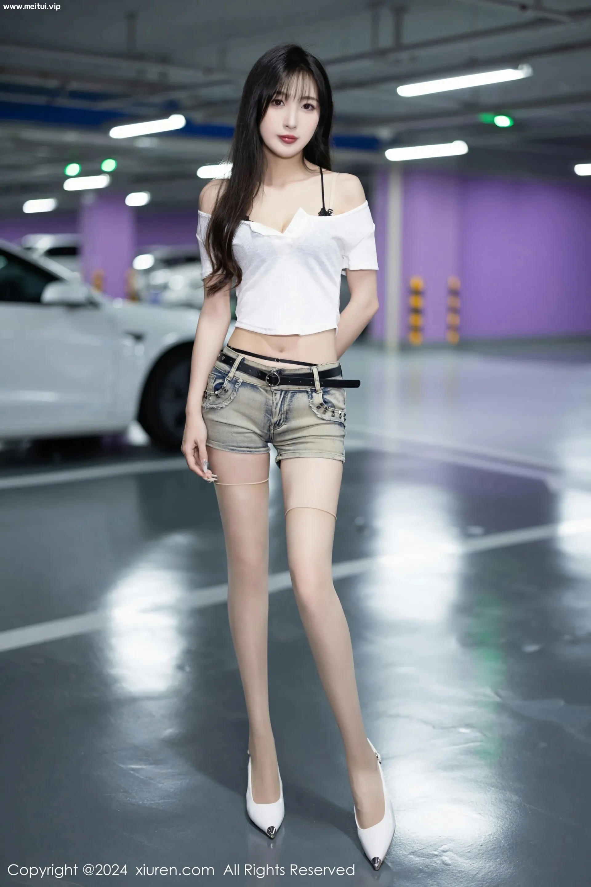 [XiuRen秀人网] 2024.05.08 No.8504 林星阑 超短牛仔裤黑色蕾丝内衣性感写真 [81+1P]-美腿之家