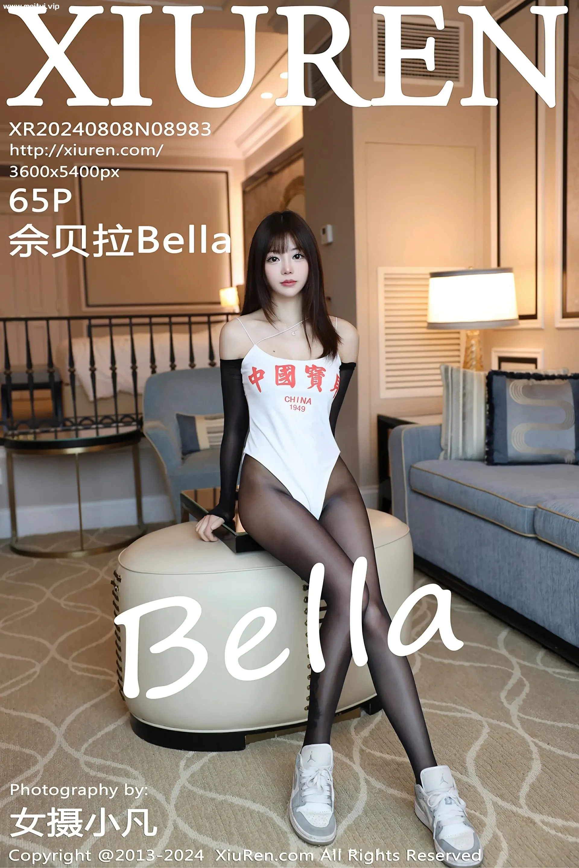 [XiuRen秀人网] 2024.08.08 No.8983 佘贝拉Bella 性感吊带连体丝袜 巴厘岛写真 [65+1P]-美腿之家