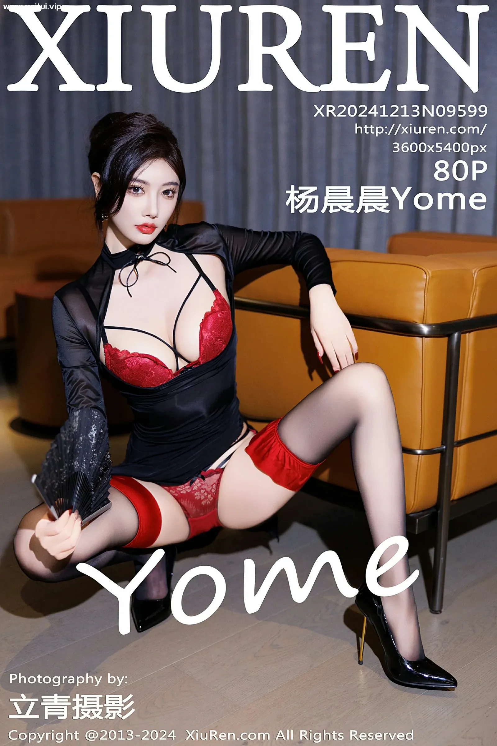 [XiuRen秀人网] 2024.12.13 No.9599 杨晨晨Yome 性感魅惑黑丝 广西旅拍写真 [80+1P]-美腿之家