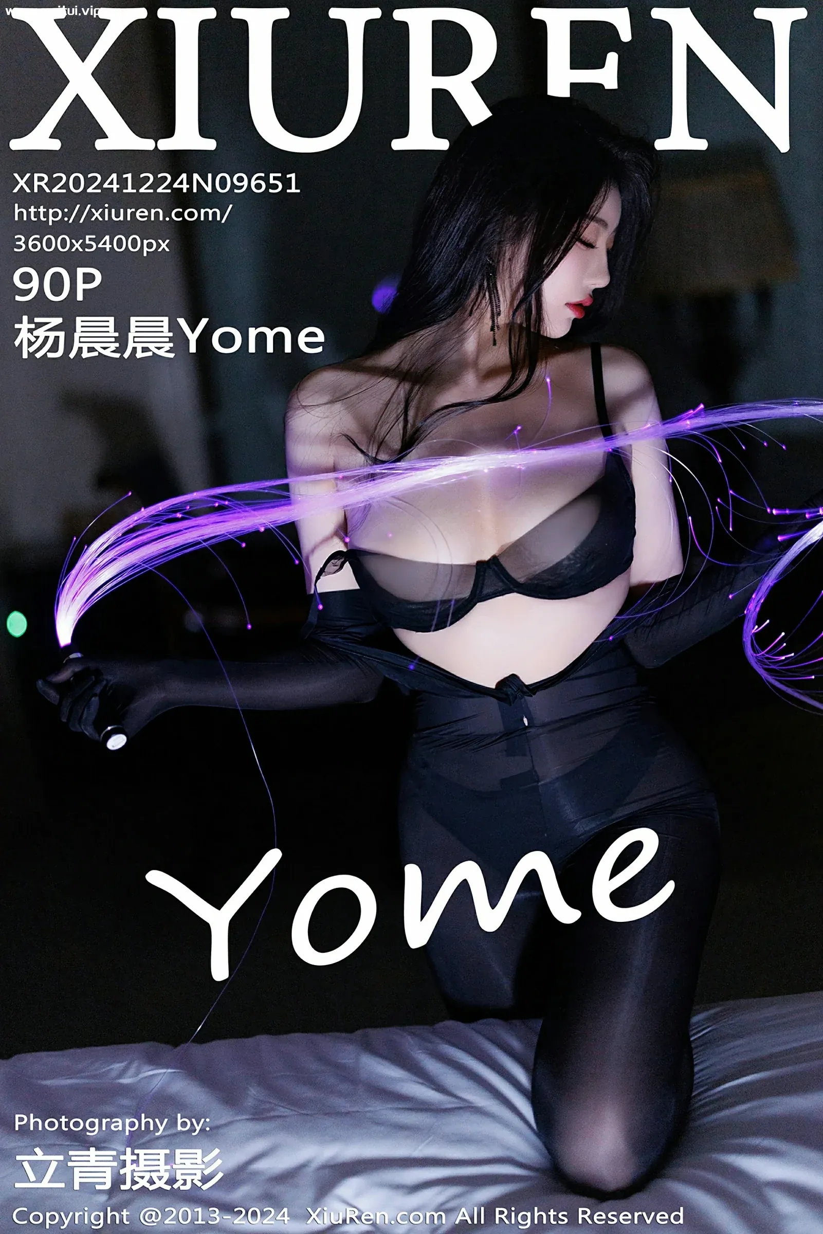 [XiuRen秀人网] 2024.12.24 No.9651 杨晨晨Yome 蕾丝内衣 连体丝袜 性感写真 [90+1P]-美腿之家