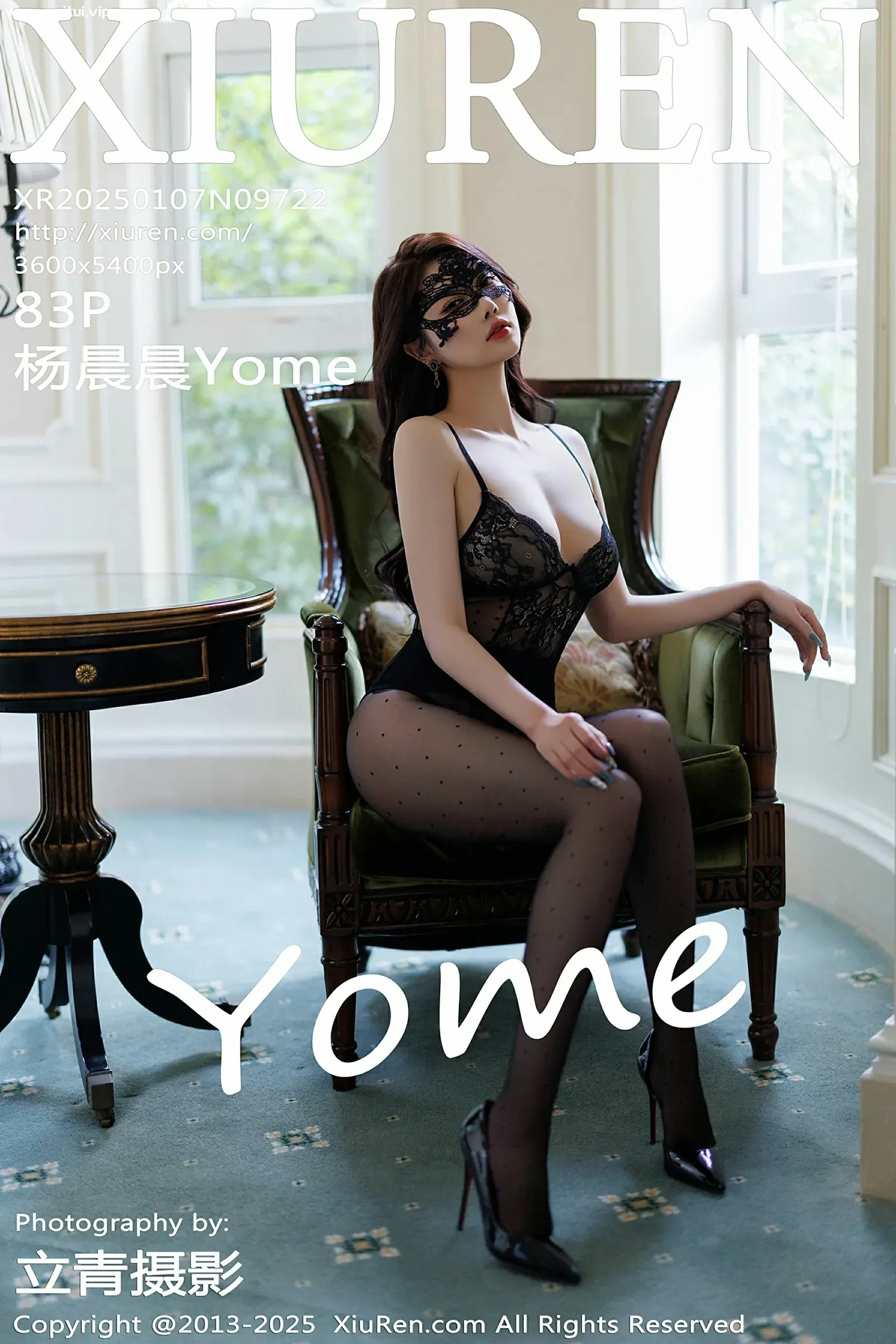 [XiuRen秀人网] 2025.01.07 No.9722 杨晨晨Yome 黑白情趣内衣魅惑黑丝性感写真 [83+1P]-美腿之家