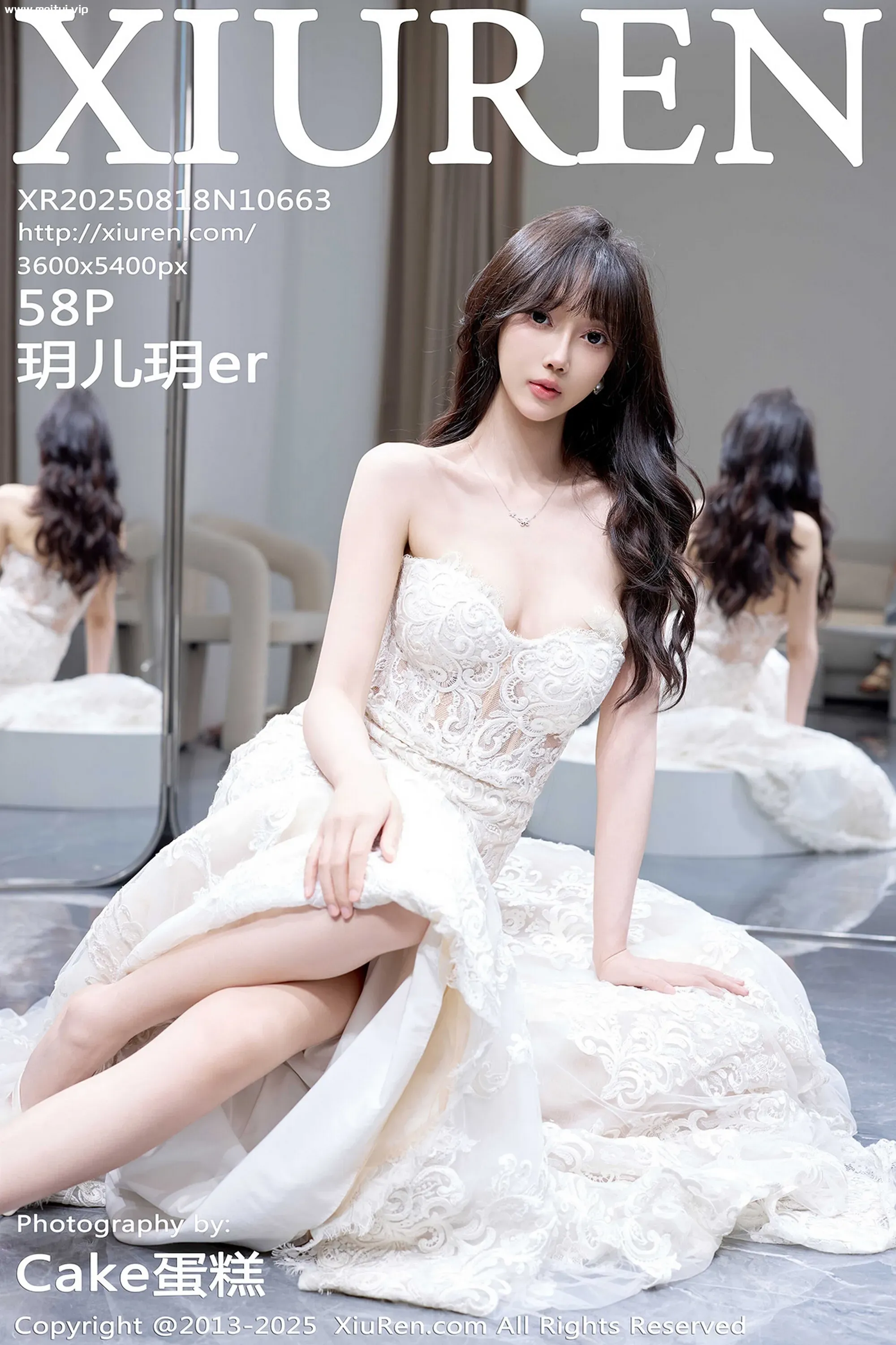 [XiuRen秀人网] 2025.08.18 No.10663 玥儿玥er 白色婚纱 性感写真 [58+1P]-美腿之家