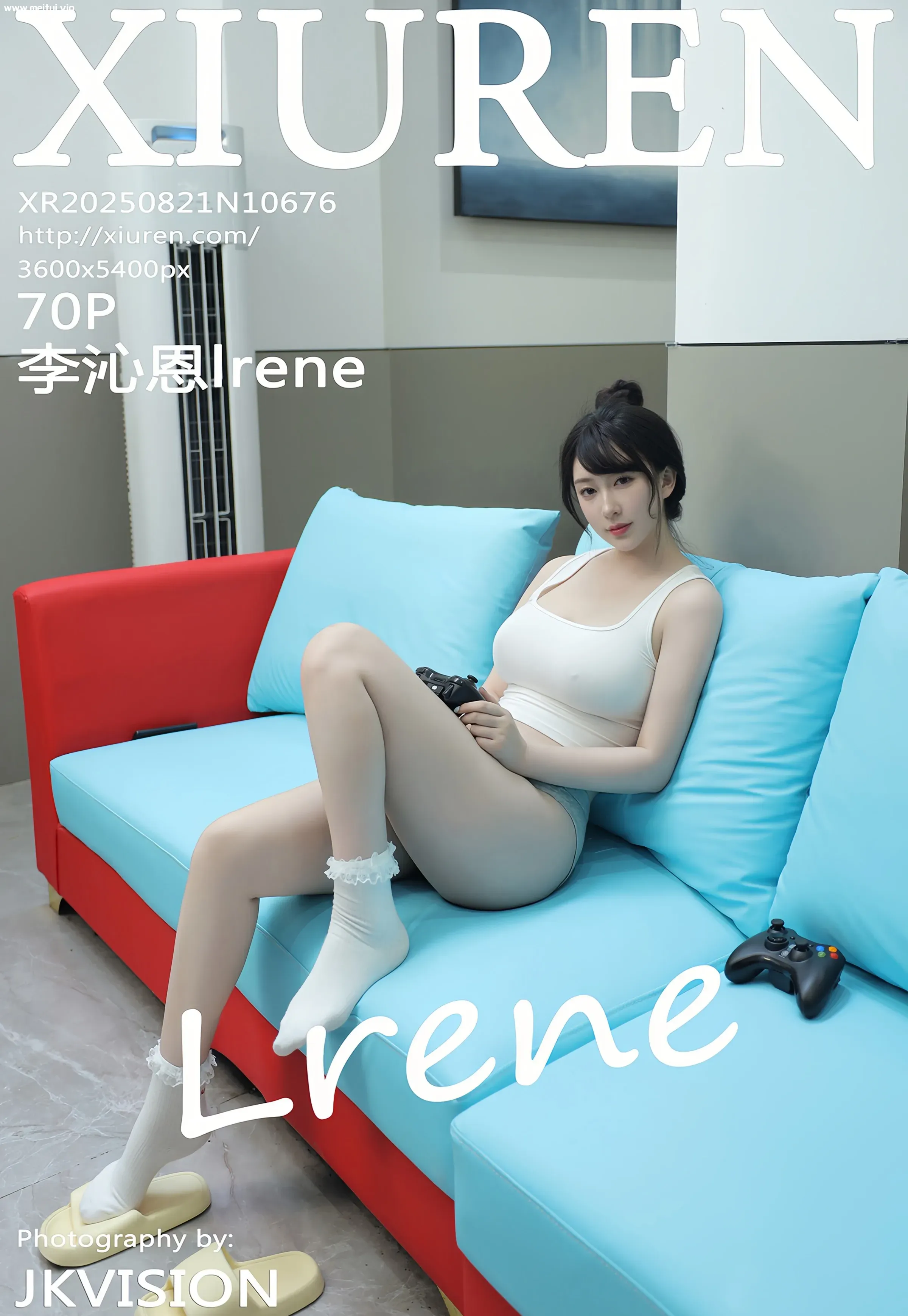 [XiuRen秀人网] 2025.08.21 No.10676 李沁恩lrene 白色T恤居家服 性感写真 [70+1P]-美腿之家