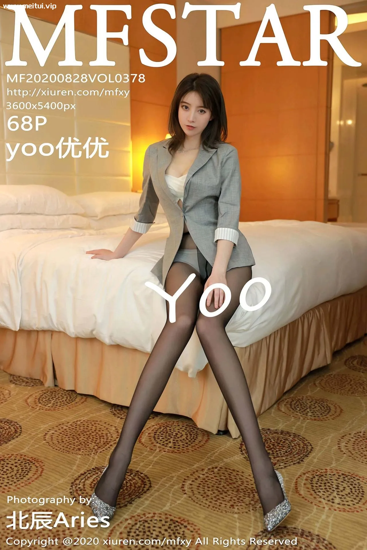 [MFStar模范学院] 2020.08.28 VOL.378 yoo优优 西装OL装备性感写真 [68+1P]-美腿之家