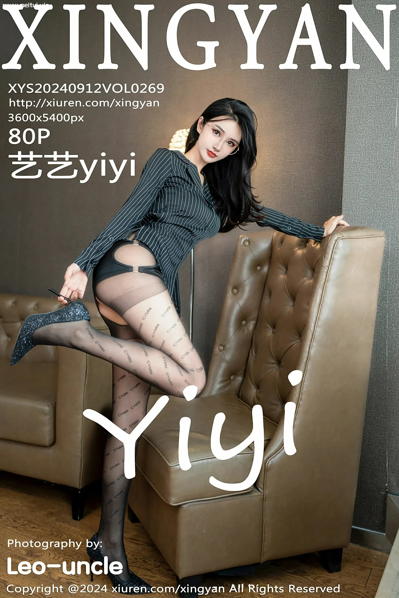 [XINGYAN星颜社] 2024.09.12 VOL.269 艺艺yiyi 黑色衬衫 魅惑黑丝 性感写真 [80+1P]-美腿之家
