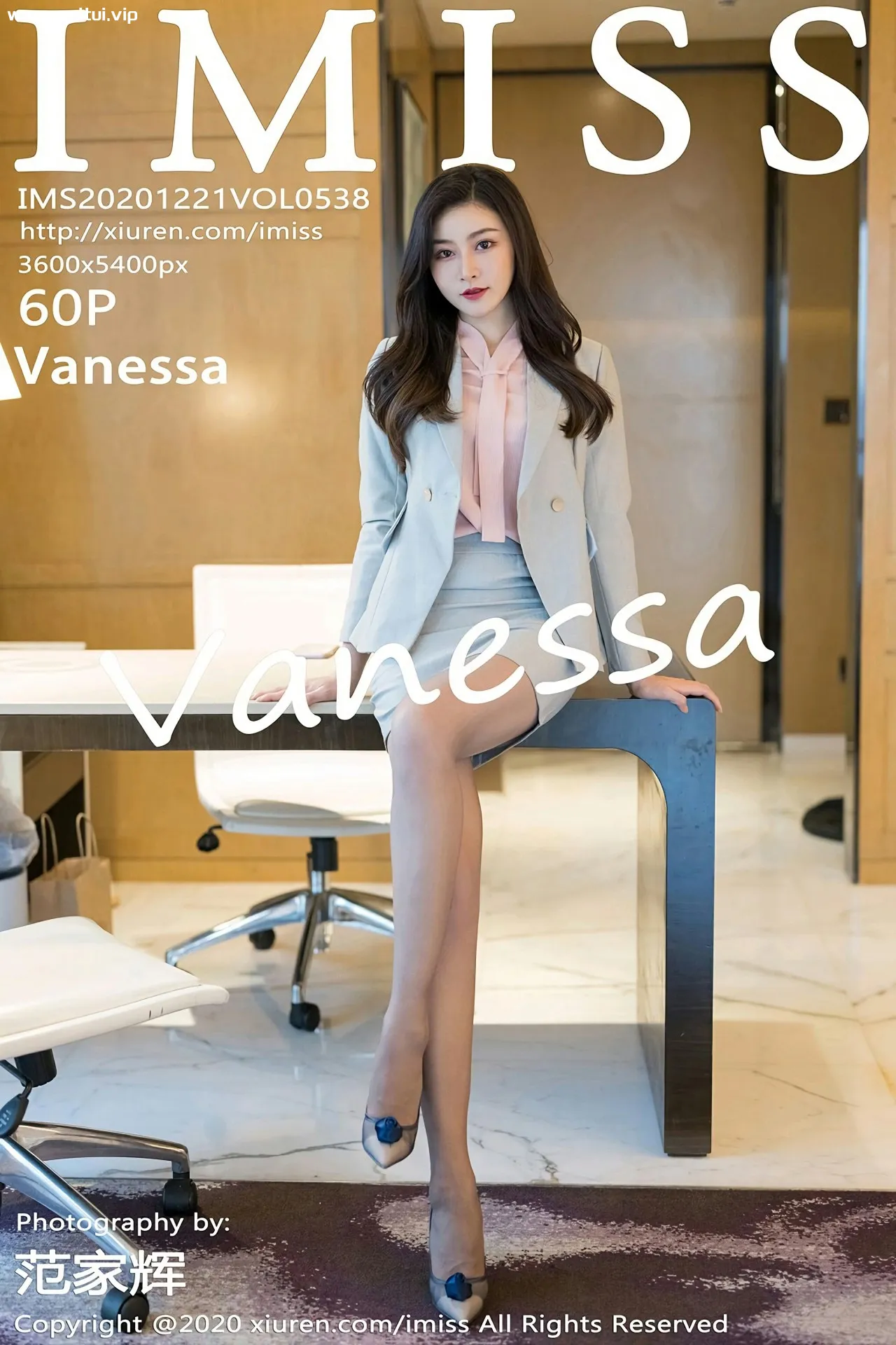[IMISS爱蜜社] 2020.12.21 VOL.538 Vanessa 性感OL写真 [60+1P]-美腿之家