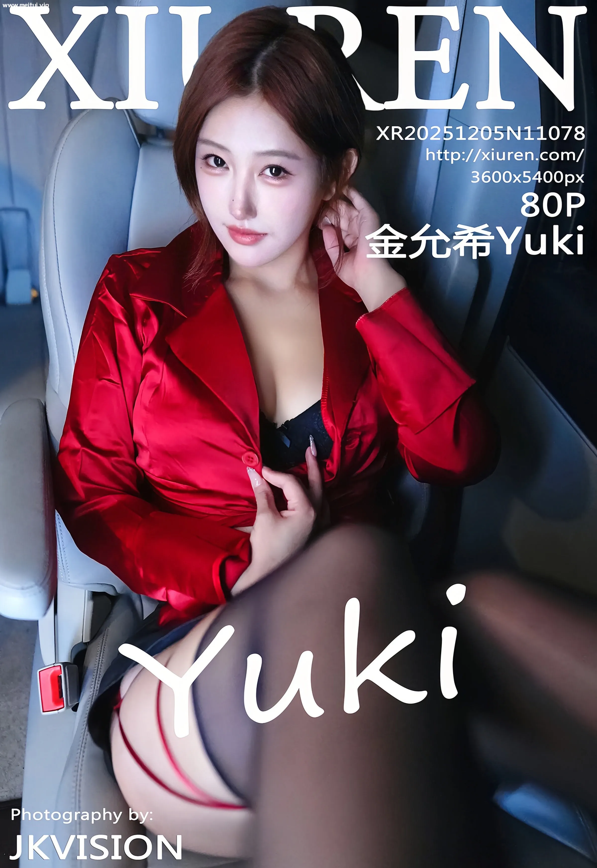 [XiuRen秀人网] 2025.12.05 No.11078 金允希Yuki 包臀裙 魅惑黑丝 性感写真 [80+1P]-美腿之家