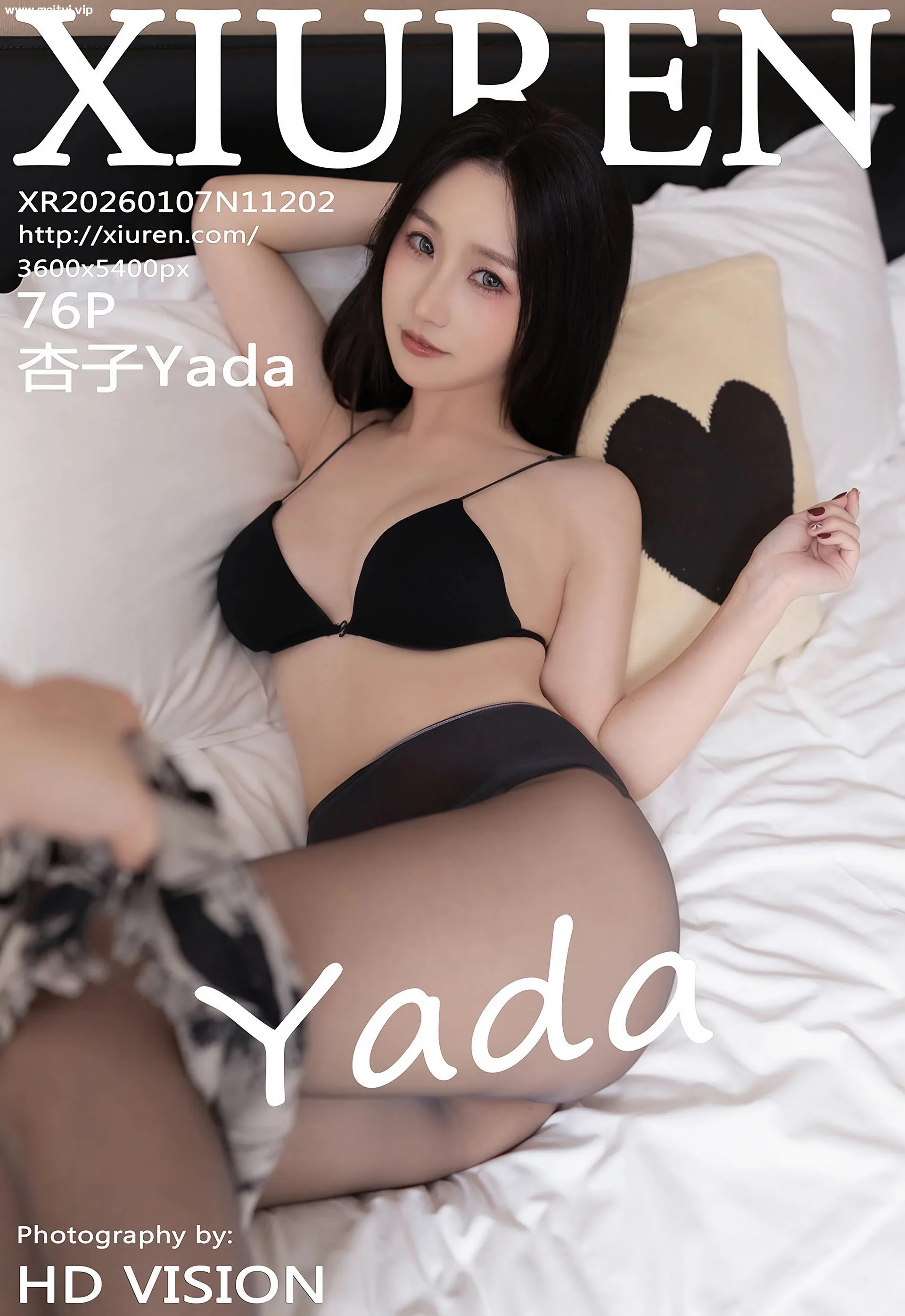 [XiuRen秀人网] 2026.01.07 No.11202 杏子Yada 黑色情趣内衣 性感写真 [76+1P]-美腿之家