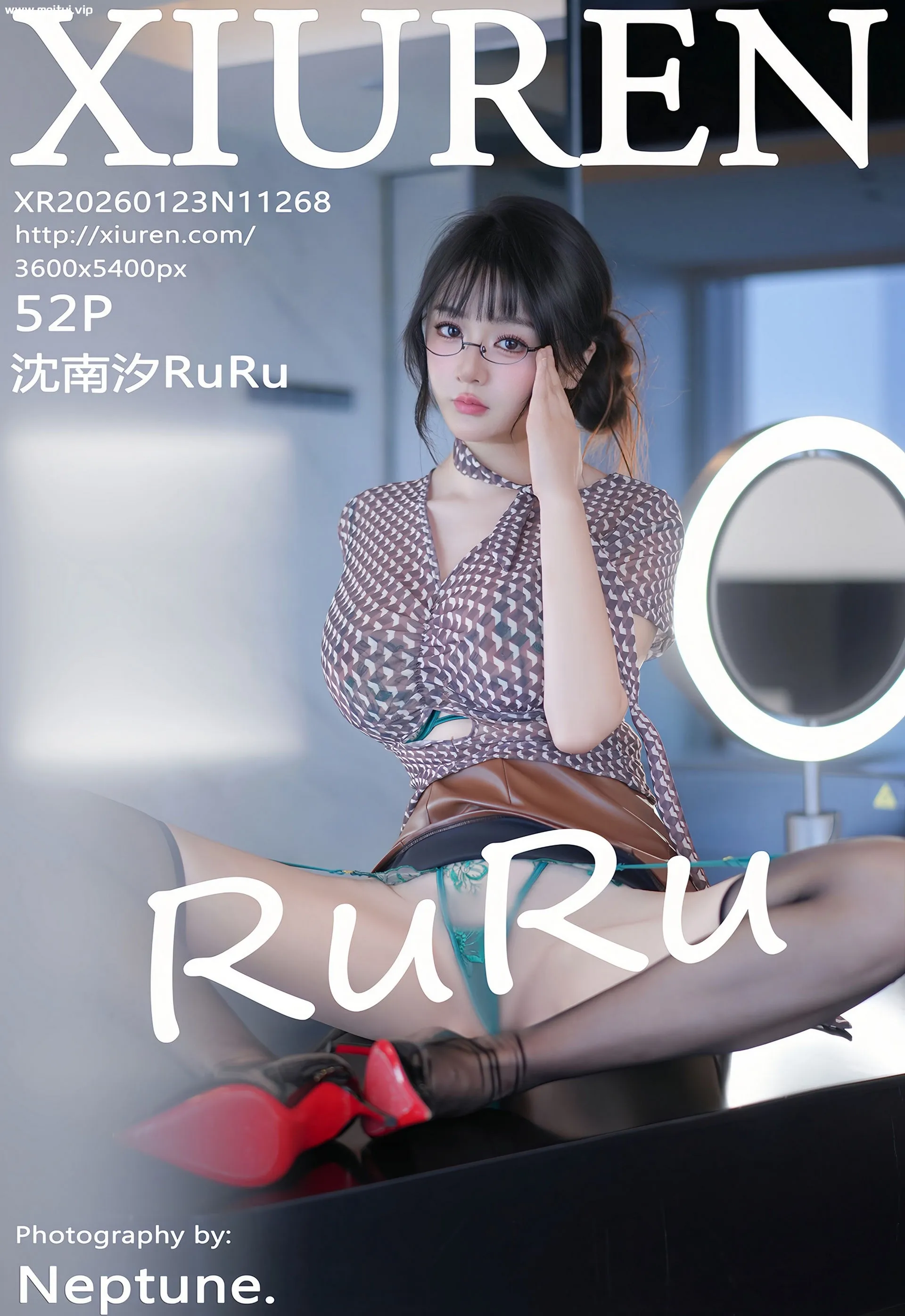 [XiuRen秀人网] 2026.01.23 No.11268 沈南汐RuRu 灰色上衣棕色皮短裙 性感写真 [52+1P]-美腿之家