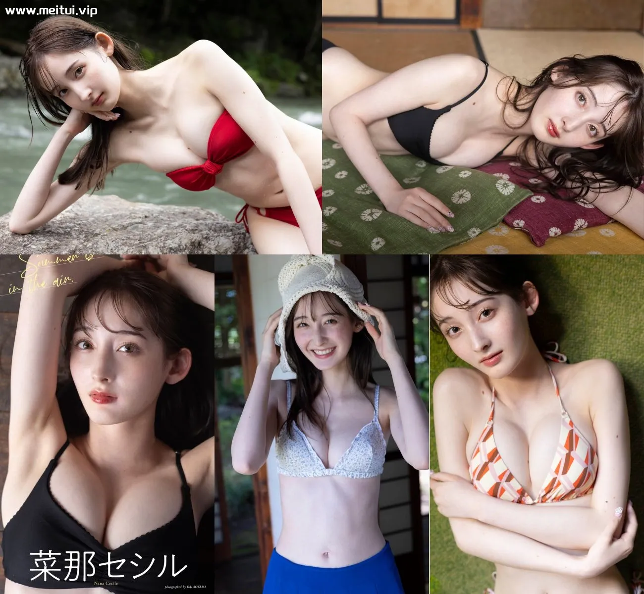 菜那セシル写真集「Summer is in the air.」94P-美腿之家
